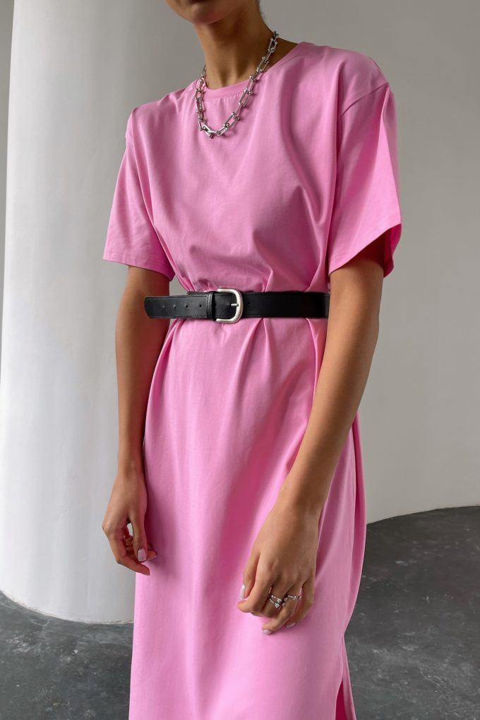 Сукня-футболка рожева Фото 5