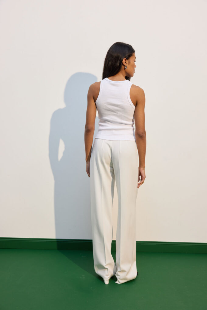 Jersey top in white photo 4